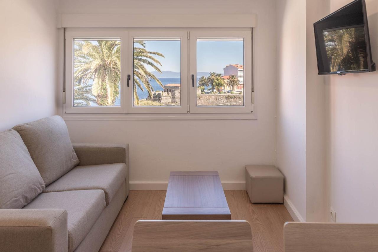 Apartamento Finisterre Con Vistas Al Mar Y Playa Zewnętrze zdjęcie